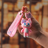 Pink Backpack Key Case Pendant Key Pendant Doll Couple Bag Keychain