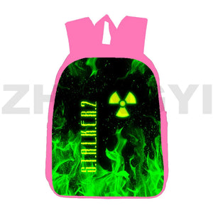 Anime S.T.A.L.K.E.R. 2 Backpack for School Teen Girls, 12/16 Inch Children