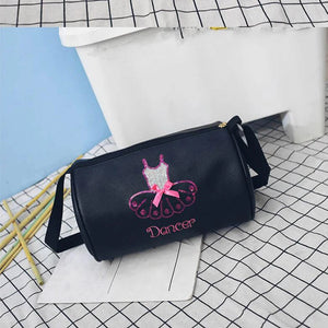 Pink Child Ballet Lace Bags Womens Ballet Sports Yoga Dance Gymnastic Bag