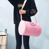 Pink Child Ballet Lace Bags Womens Ballet Sports Yoga Dance Gymnastic Bag