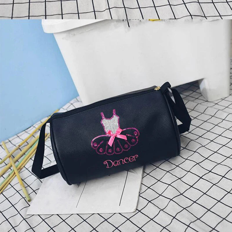 Pink Child Ballet Lace Bags Womens Ballet Sports Yoga Dance Gymnastic Bag