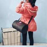Pink Child Ballet Lace Bags Womens Ballet Sports Yoga Dance Gymnastic Bag
