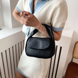 Pink Crossbody Bag Soft Leather Clutch Small Shoulder Bags