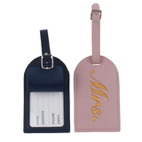 Embroidery Mr Mrs Lover Couple Wedding Passport Cover Case Set
