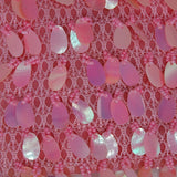 Pink Girl Sequins Beaded Shoulder Messenger Bag