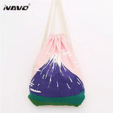 Pink Drawstring Backpack Women Girls Bookbag Small Travel Bag Cheap