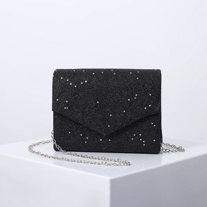 Pink Diamond Crossbody Shoulder Bag for Women Evening Purse