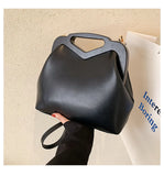 Pink Green Shoulder Bags Handle Women Handbags Retro Leather Bag
