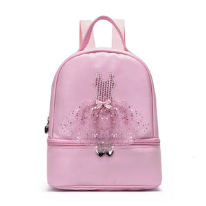 Pink Lace Girl Ballet Dance Bag for Kids Ballerina Bag