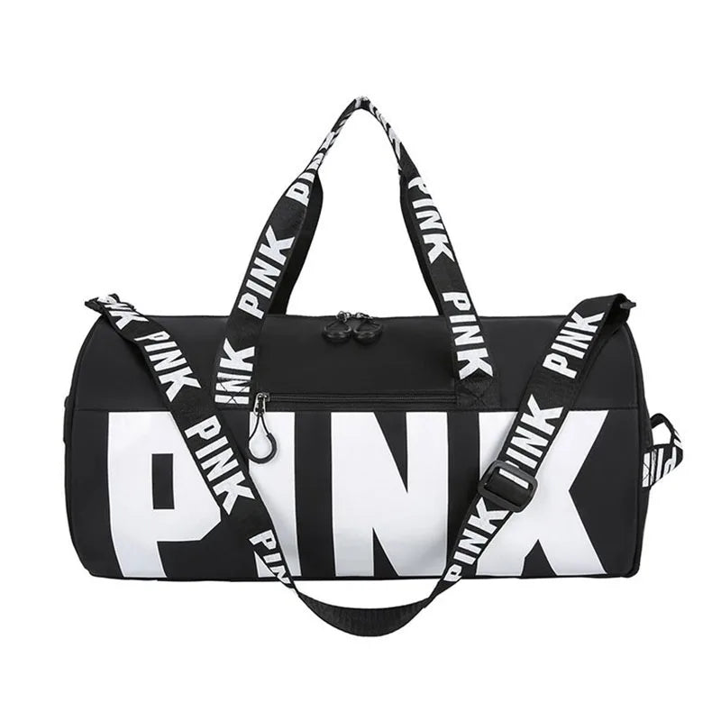Pink Travel Duffels Crossbody Bag for Sports