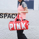 Pink Travel Duffels Crossbody Bag for Sports