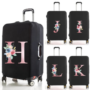 Pink Letter Luggage Cover Protective Scratch-resistant Dust-proof 18-32 Inch