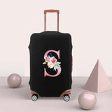 Pink Letter Luggage Cover Protective Scratch-resistant Dust-proof 18-32 Inch