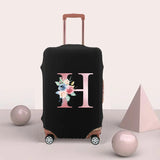 Pink Letter Protective Luggage Cover for 18-32 Inch Travel Accessories