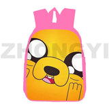 Pink Mikecrack Backpack Anime Los Compas Game Bag Schoolbag Cartoon