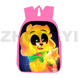 Pink Mikecrack Backpack Anime Los Compas Game Bag Schoolbag Cartoon