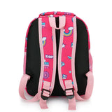 Pink Nylon Printing Children Backpack Kindergarten Student Purple Cartoon Girl S