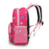 Pink Nylon Printing Children Backpack Kindergarten Student Purple Cartoon Girl S