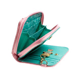 Pink Quilted Women Wallets Female Coins Purse