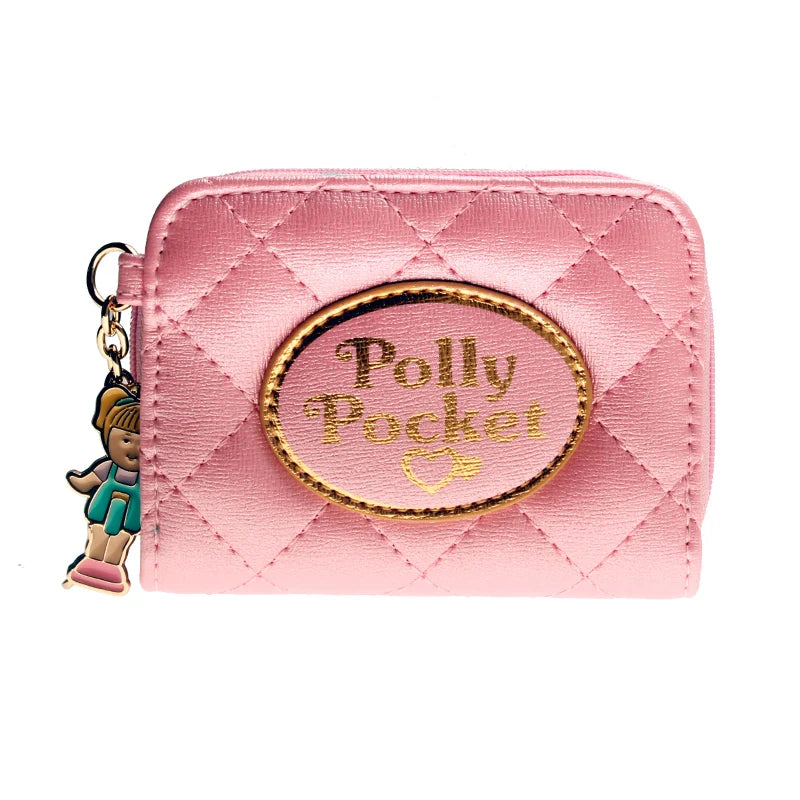 Pink Quilted Women Wallets Female Coins Purse