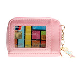 Pink Quilted Women Wallets Female Coins Purse