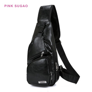 Pink Sugao Crossbody Bag Women PU Purse Shoulder Handbags Hand bag