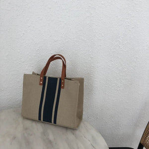 Pink Canvas Shoulder Bag Women Handbag Crossbody Purse