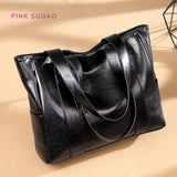 Pink Sugao Women Purse Handbags Shoulder Bag Leather Tote Bag