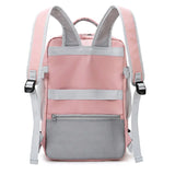 Pink Women Travel Backpack Water Repellent Anti-Theft Stylish Casual Daypack Bag