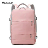 Pink Women Travel Backpack Water Repellent Anti-Theft Stylish Casual Daypack Bag