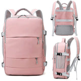 Pink Women Travel Backpack Anti-Theft Stylish Daypack Bag