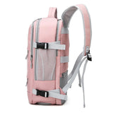 Pink Women Travel Backpack Water Repellent Anti-Theft Stylish Casual Daypack Bag