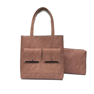 PinkSugao 2PCS Leather Shoulder Bag Handbags Tote Bag Women Purses