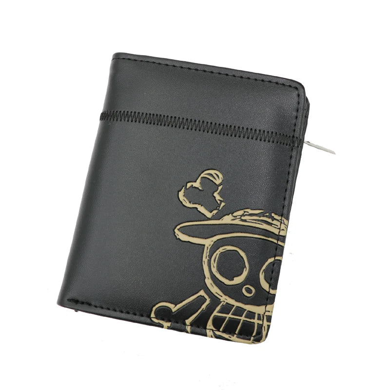 Pirate King Luffy Zipper Purse Men's Wallet