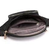 Colorful Plaid Chest Bag Nylon Waist Bag Men Women