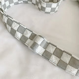 Plaid Commute Bag Half Moon Handbag Lightweight Large Capacity