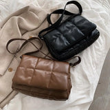Large Winter Armpit Bag High-quality PU Women's Handbag