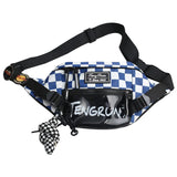 Plaid Waist Bags Casual Belt Bags Wallets Chest Bags Canvas Phone Bags