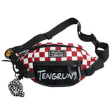 Plaid Waist Bags Casual Belt Bags Wallets Chest Bags Canvas Phone Bags