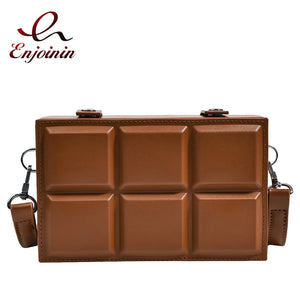 Plaid Pattern Box Shaped Purses Handbags Shoulder Bag Party Clutch Crossbody Bag