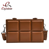 Plaid Pattern Box Shaped Purses Handbags Shoulder Bag Party Clutch Crossbody Bag