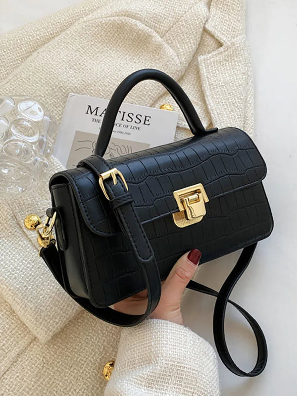 Plaid Striped Shoulder Women's Bag Crossbody Small Flap Handbag