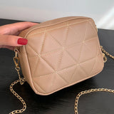 Plaid Women Crossbody Bag Casual Chain Female Underarm Bag