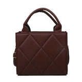 Plaid Women Handbags Ladies PU Leather Shoulder Handbag Female Crossbody Bag