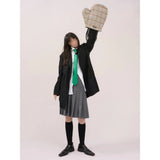 Plaid Women Bag Woolen Gloves Crossbody Shoulder Bag Tote Bags Purse