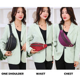 Plaid Women's Waist Bag Ladies Belt Bags Shoulder Crossbody Chest Bag