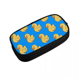 Rubber Duckie Pen Box Student School Anime Zipper Pen Bag