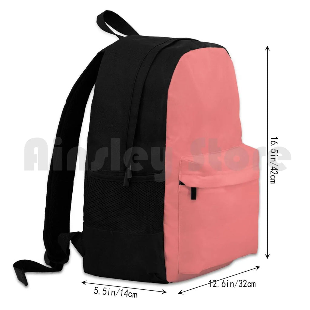 Coral Pink Hiking Backpack