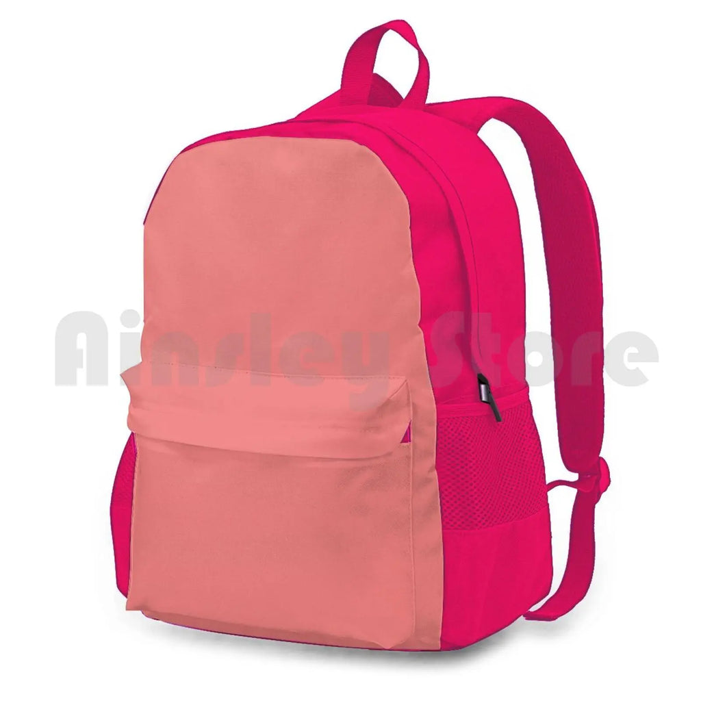 Coral Pink Hiking Backpack