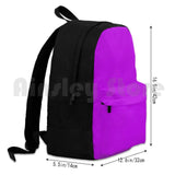 Neon Fluorescent Violet Outdoor Backpack